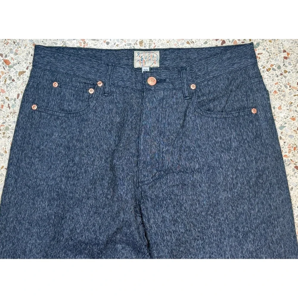 Wythe Selvedge Japanese Jaspo‎ Twill Men Five Pocket Pants Size 33